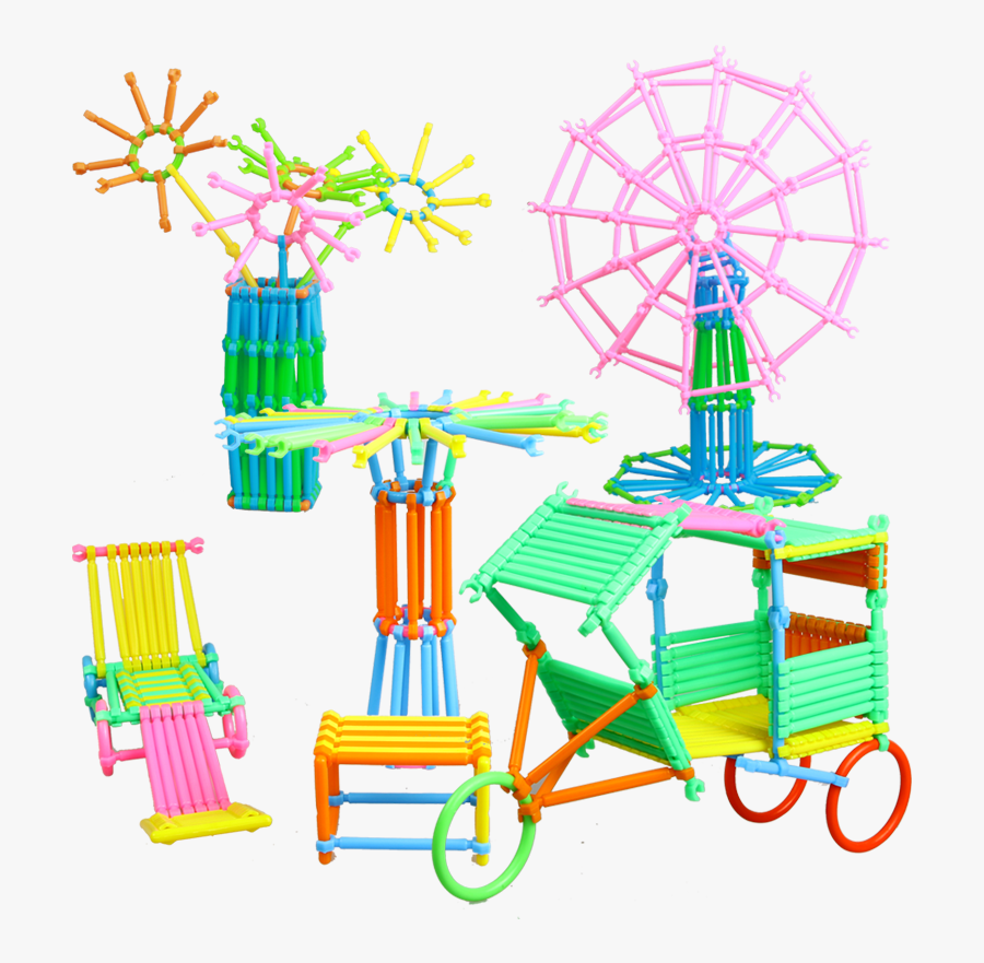 Transparent Kids Fighting Over Toys Clipart - Construction Set, Transparent Clipart