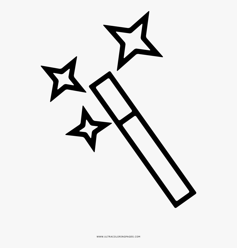 Magic Wand Coloring Page - Diagram Of An Igg Molecule, Transparent Clipart
