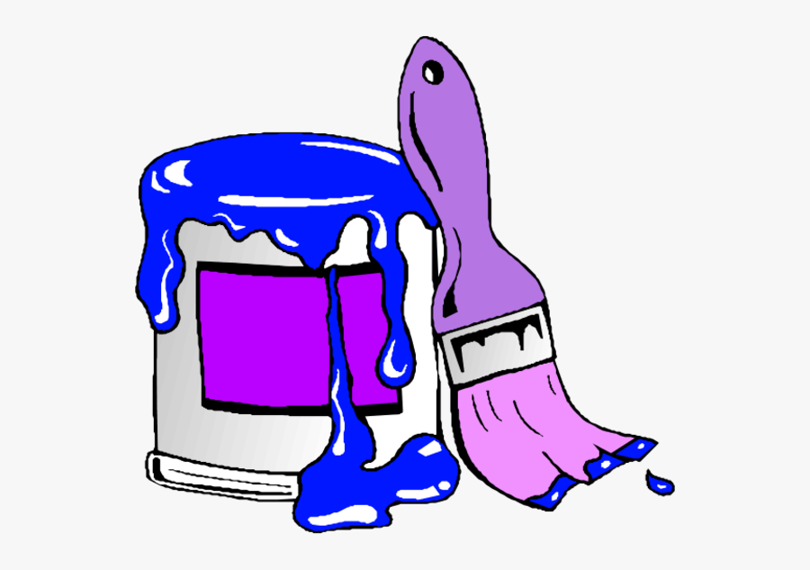 Purple Paint Clipart - Paint Clip Art, Transparent Clipart