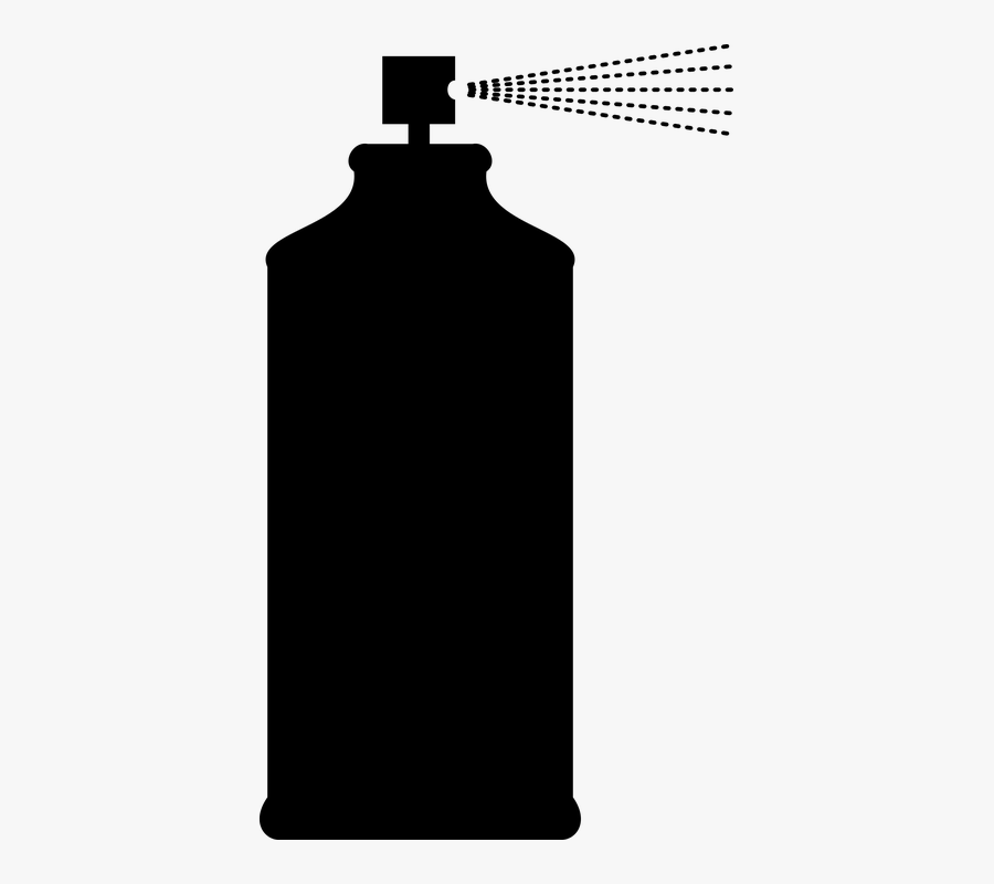 Transparent White Spray Paint Png - Spray Can Clipart Png, Transparent Clipart