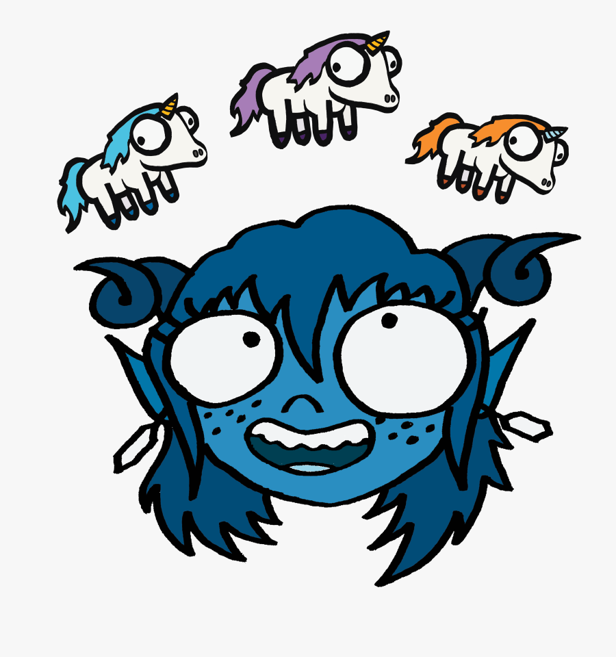 Unicorn Head Clip Art, Transparent Clipart