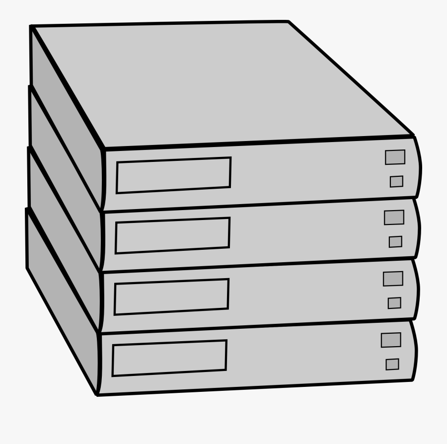 Free Vector Stacked Servers Without Rack Clip Art - Server Free Clipart, Transparent Clipart