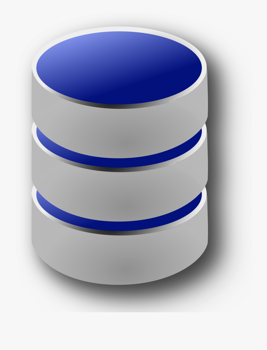 Cobalt Blue,electric Blue,computer Servers - Database Server Icon Transparent, Transparent Clipart