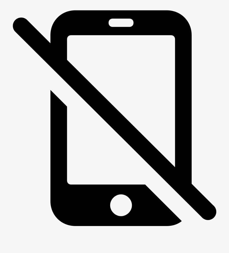 Mobile Phone Case,font,line,mobile Phone Accessories,clip - No Cell Phone Icon Png, Transparent Clipart