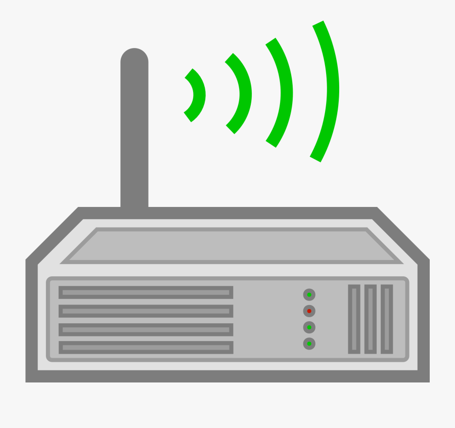 Transparent Computer Network Png - Wireless Router Clipart, Transparent Clipart