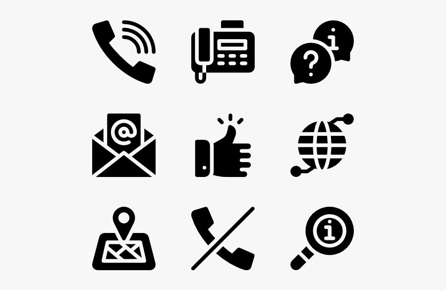Contact Us - Skills Icon For Resume, Transparent Clipart
