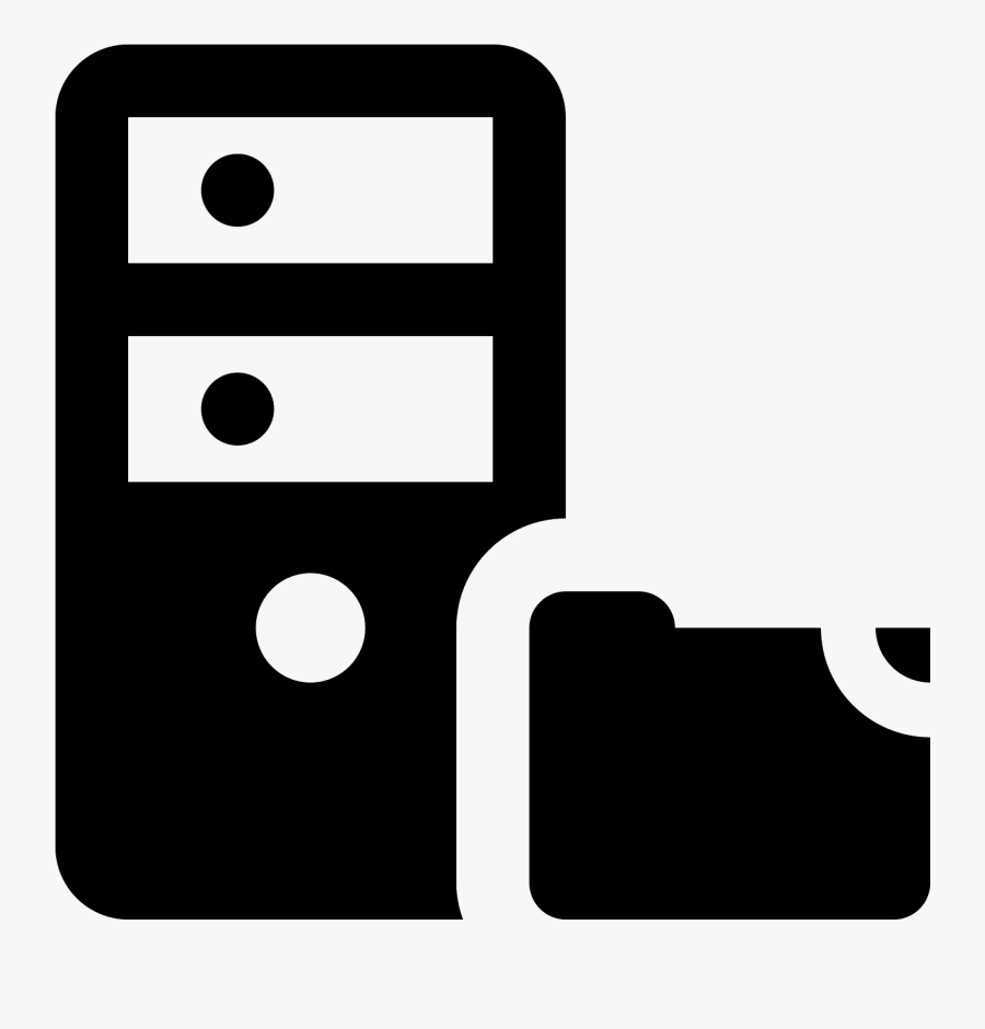 Ftp Server Icon Png Clipart , Png Download - Transparent Servers Icon Black, Transparent Clipart