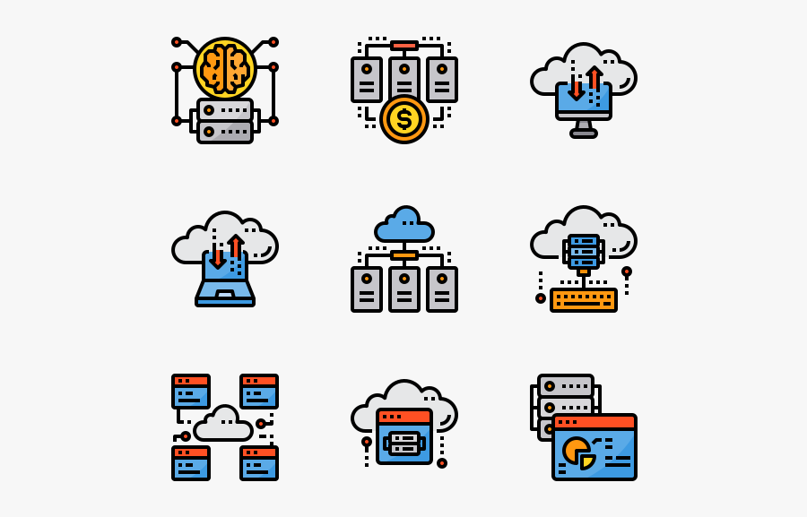 Big Data, Transparent Clipart