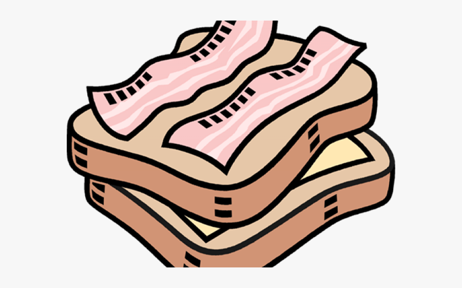 Bacon Sandwich Clipart, Transparent Clipart