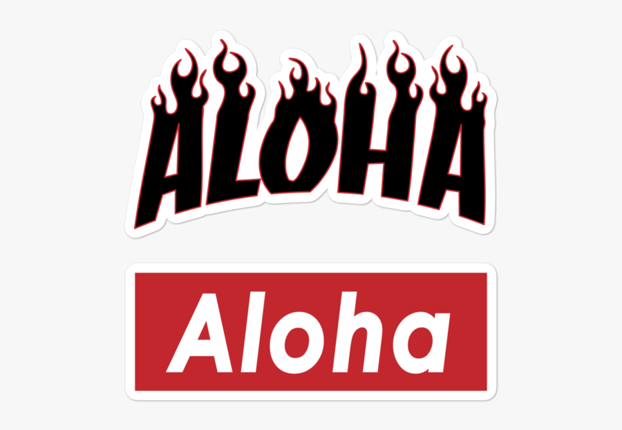 Aloha Tribe Hawaii Aloha Logo Stickers - Qa Approved, Transparent Clipart