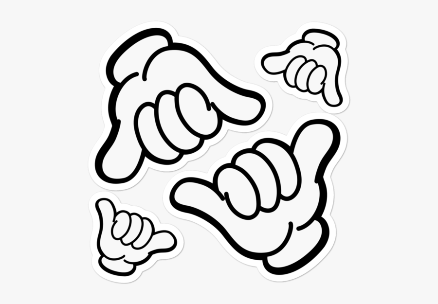 Aloha Tribe Hawaii Shaka Stickers, Transparent Clipart