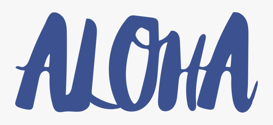 Aloha Svg Cut File Free Transparent Clipart Clipartkey