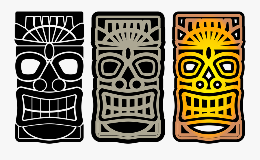 Toten, Frown, Hawaii, Aloha, Tropical - Carranca Png, Transparent Clipart