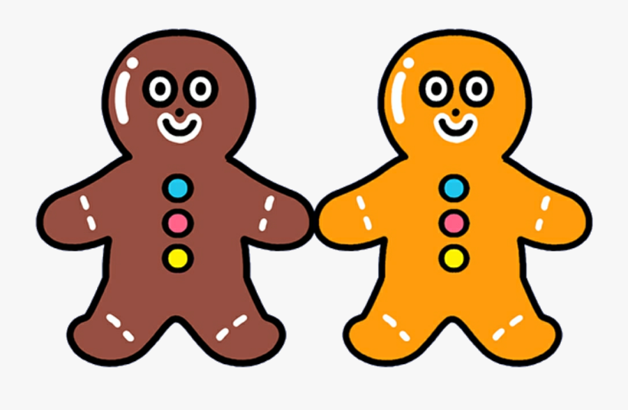 #gingerbread #gingerbreadman #mochi #kawaii #cute #softbot, Transparent Clipart