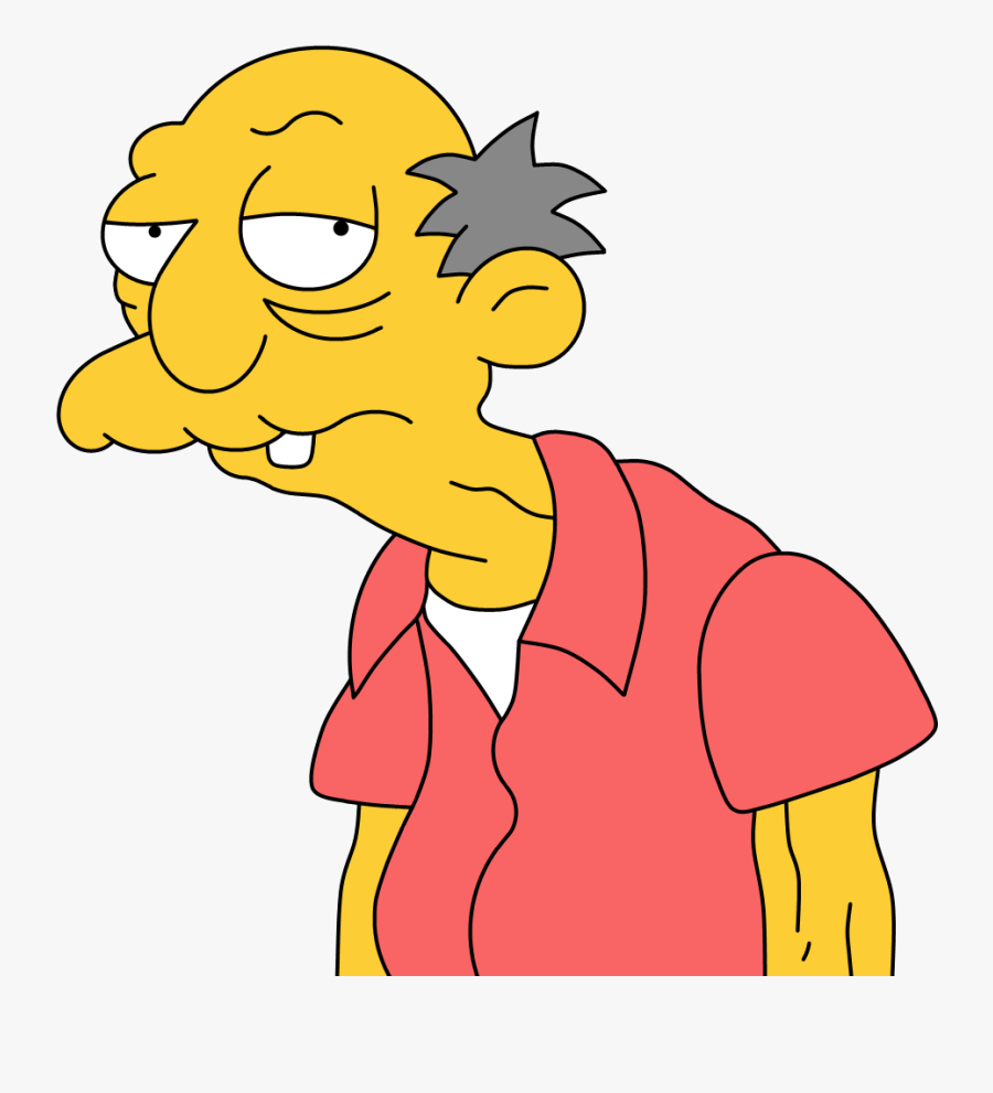 Old Jewish Man - Old Man Of The Simpsons, Transparent Clipart
