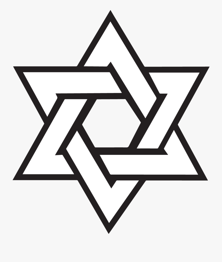 Transparent Siddur Clipart - Six Point Star Drawing, Transparent Clipart