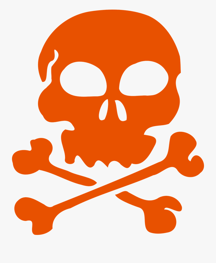 Skull, Bones, Pirate, Flag, Danger, Crossbones, Tattoo - Green Skull Clipart, Transparent Clipart