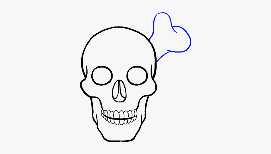 How To Draw Skull - Comment Dessiner Des Tête De Morts, Transparent Clipart