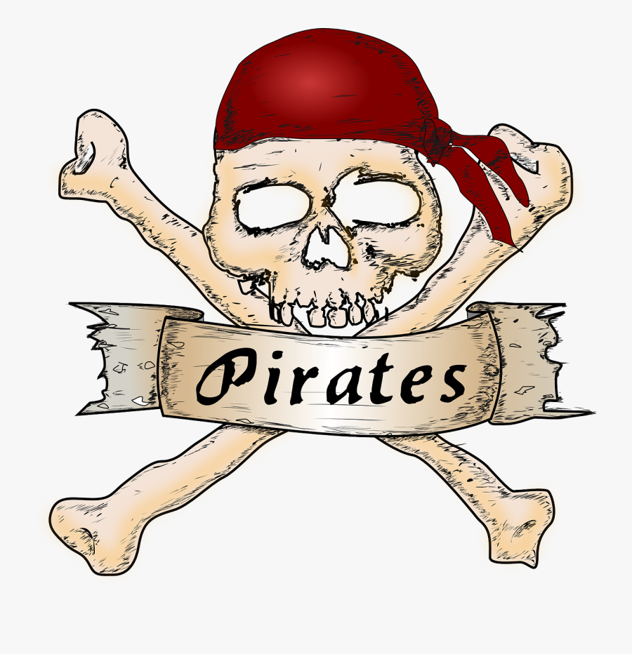 Pirates Skull Bones Free Picture - Adult Pirate Name Generator, Transparent Clipart