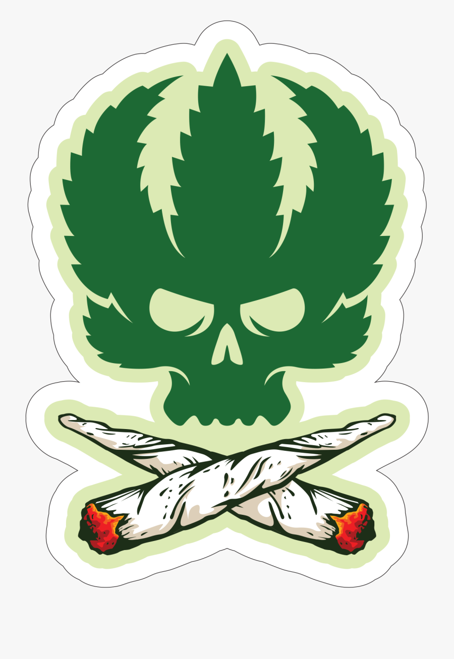 Skull And Crossbones"
 Class="lazyload Lazyload Mirage - Marijuana Leaf, Transparent Clipart