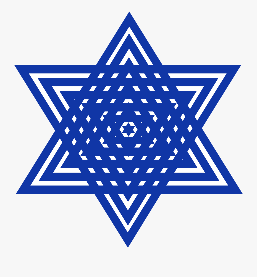Graphic, Star, Star Of David, Jewish, Israel - Jewish Star, Transparent Clipart