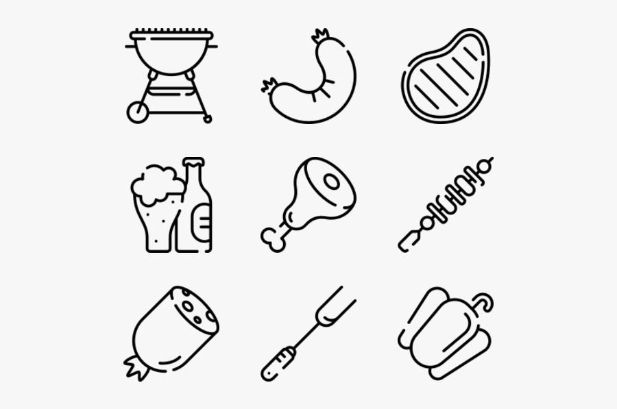 Barbecue - Imagen Cubiertos Para Copiar Y Pegar, Transparent Clipart