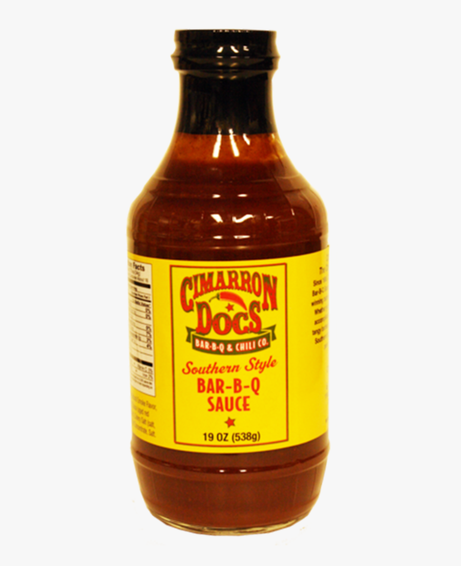 Cimarron Doc"s Bar B Q Sauce 19 Oz - Glass Bottle, Transparent Clipart