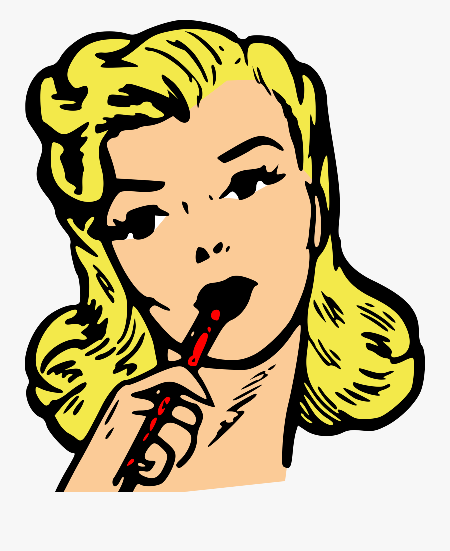 Thinking Woman Clipart Png, Transparent Clipart