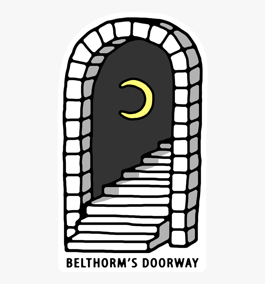 Image Of Belthorm"s Doorway Stickers, Transparent Clipart