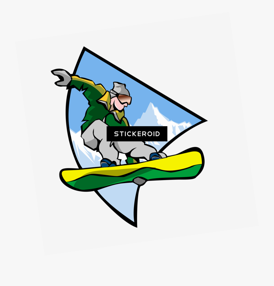 Sports Man Snowboarding - Skier Snowboarder Clip Art, Transparent Clipart