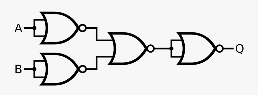Symbol For Nor Gate, Transparent Clipart