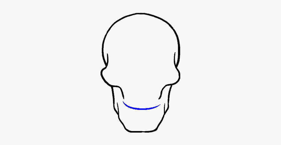 How To Draw Skull - Drawing, Transparent Clipart