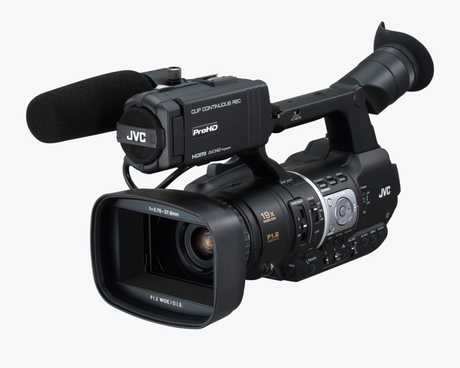 Video Cameras Professional Video Camera Jvc Camcorder - Jvc Hm 360 Video Camera, Transparent Clipart
