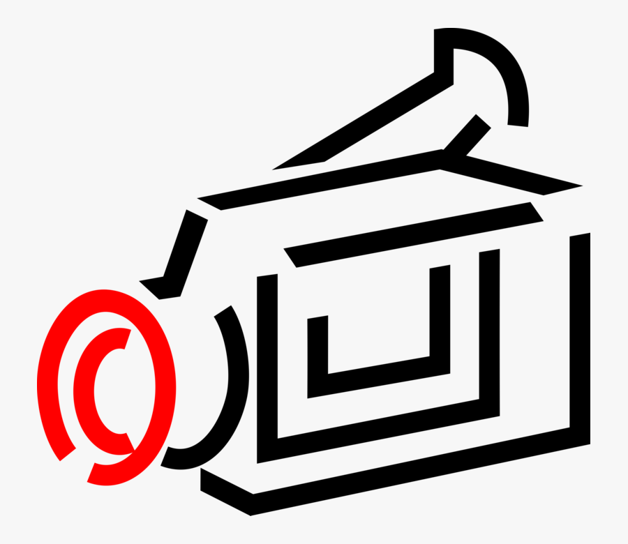 Vector Illustration Of Videocamera Camcorder Video, Transparent Clipart