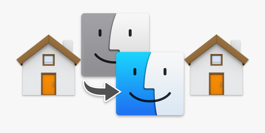 Mac Home Folder Icon, Transparent Clipart