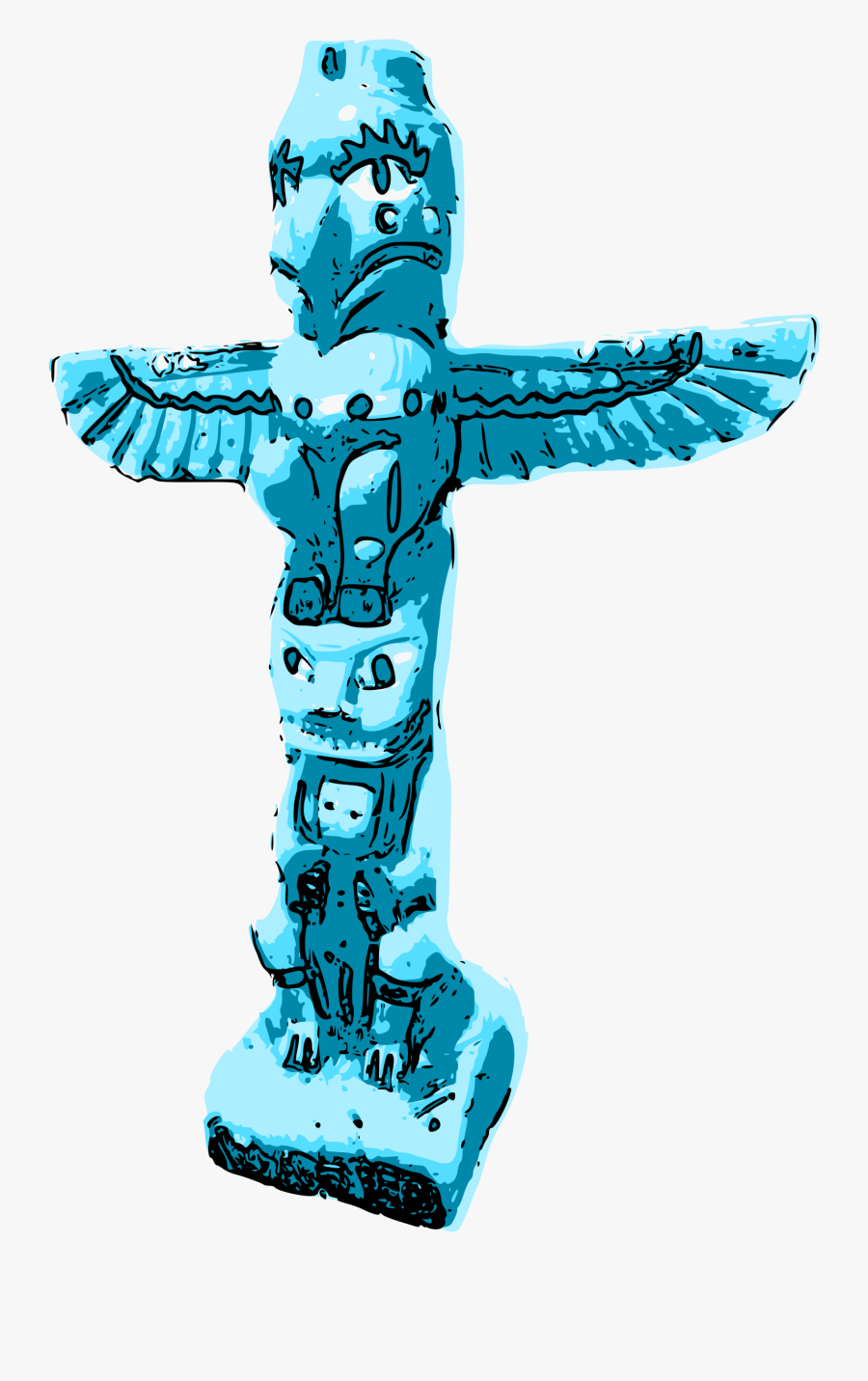 Turquoise,symbol,cross - Clip Art, Transparent Clipart