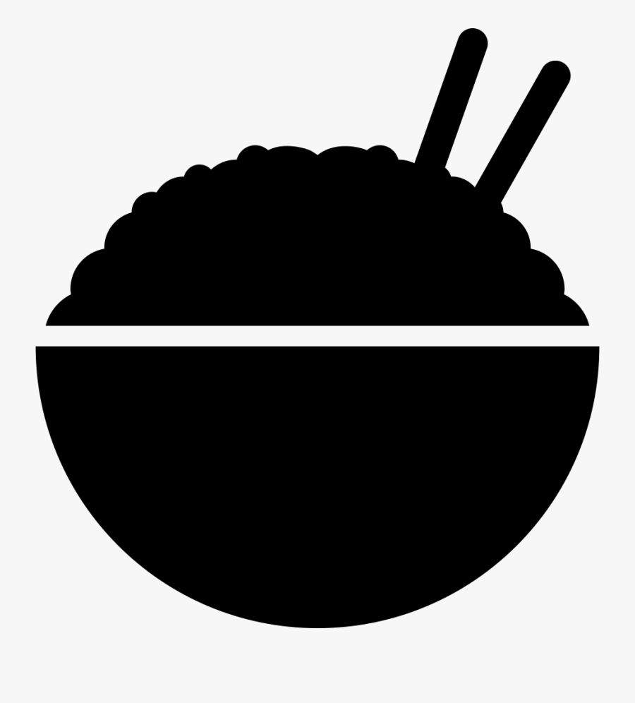 Rice Bowl With Chopsticks Svg Png Icon Free Download - Rice Bowl Vector Png, Transparent Clipart