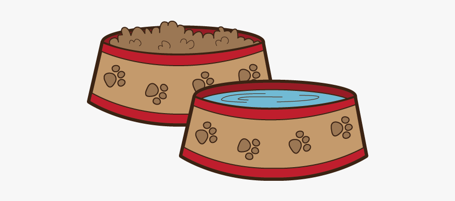The Pet House Clip Royalty Free - Cartoon Dog Bowl Transparent, Transparent Clipart