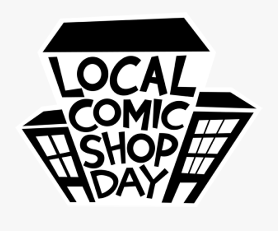 Local Comic Shop Day Logo, Transparent Clipart