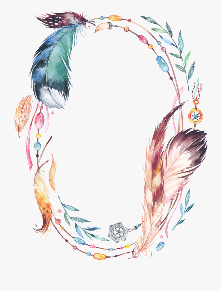Transparent Dream Catcher Clipart - Dream Catcher Frame Png, Transparent Clipart