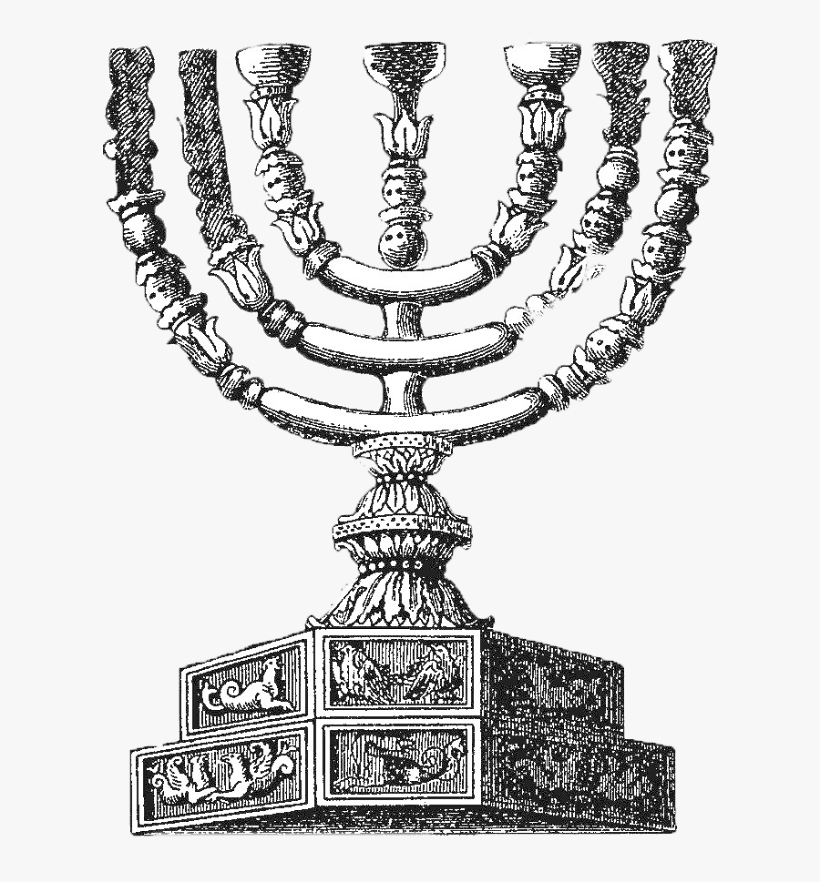 A Drawing On The Depiction Of The Menorah Seen On The Drawing Of