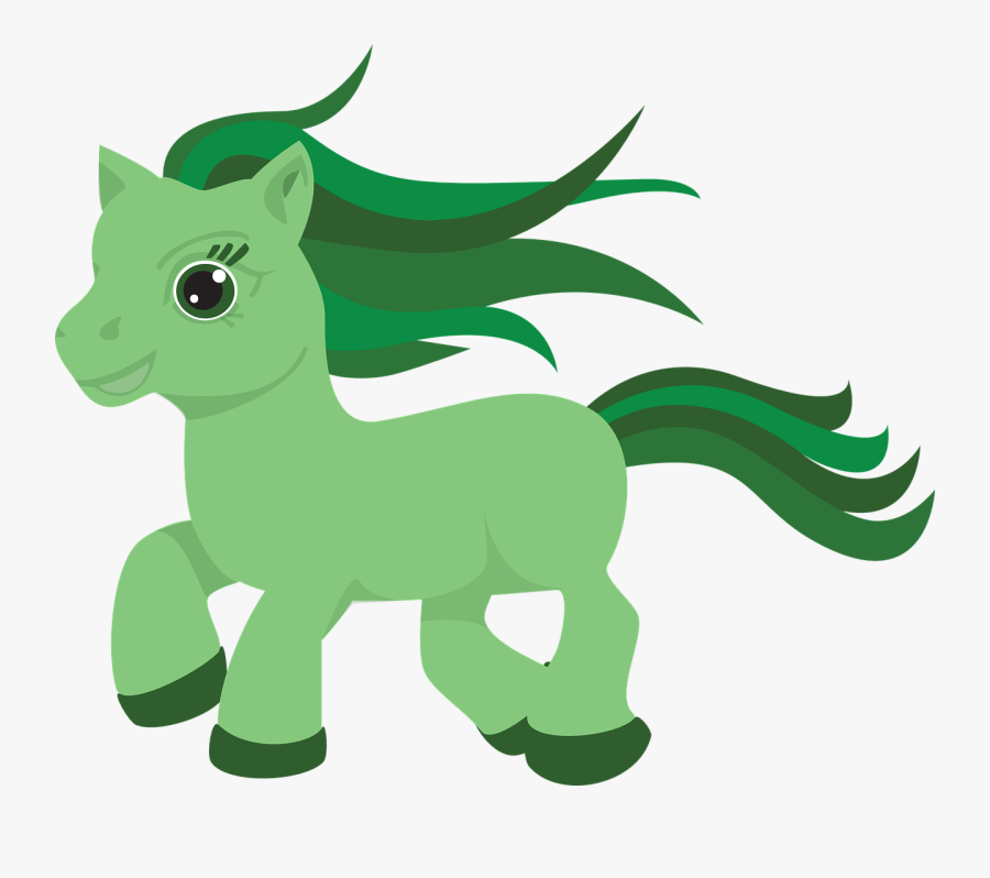 Pony Silhouette, Transparent Clipart