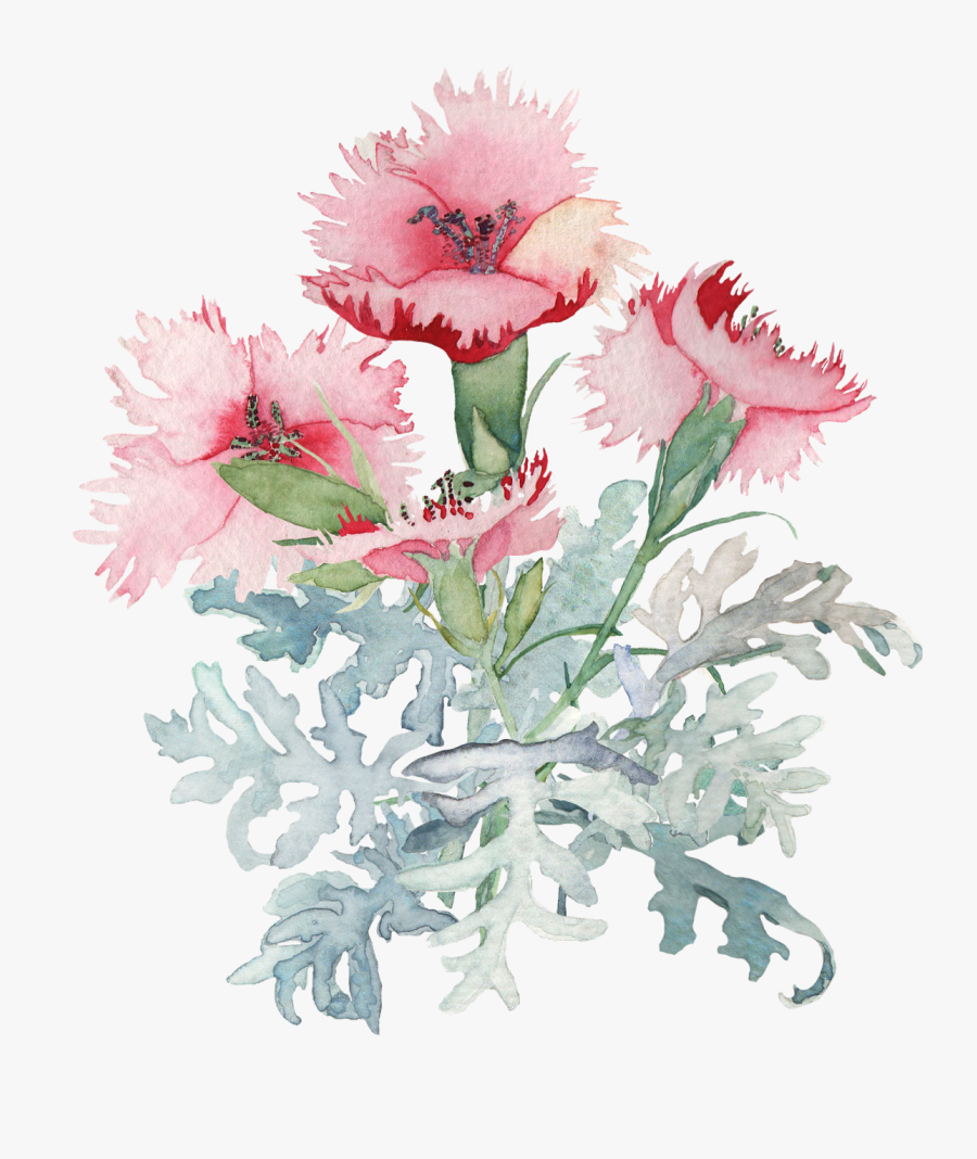 Deep Cove Flowers - Flowers Watercolor Png, Transparent Clipart