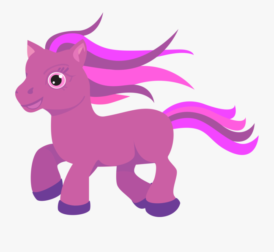 Pink,horse,pony - Pony Silhouette, Transparent Clipart