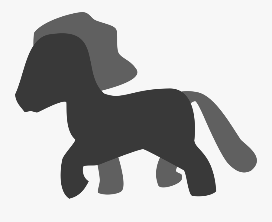 Pony,monochrome Photography,carnivoran - Pony, Transparent Clipart