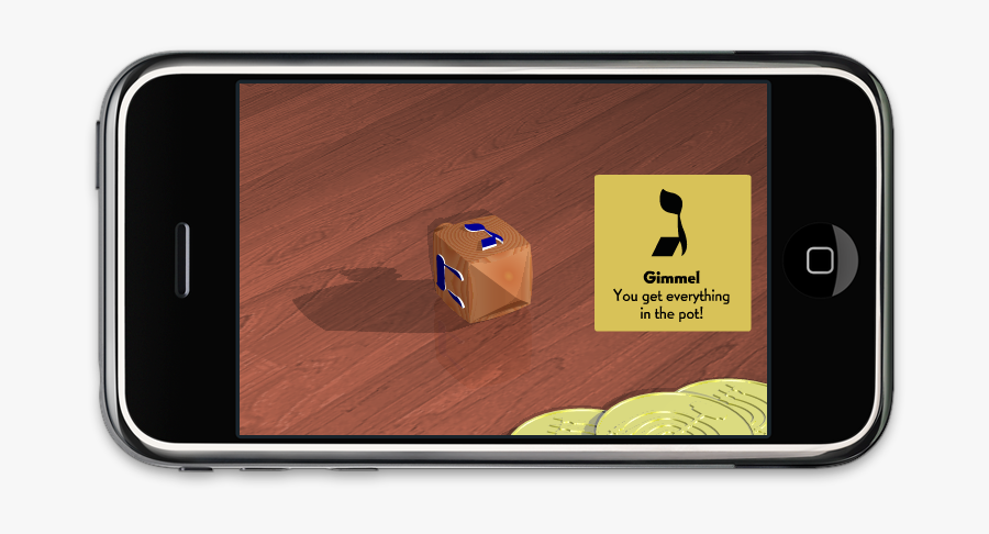 Iphone With Igevalt Dreidel App - Warpgate Cracked Iphone Download, Transparent Clipart