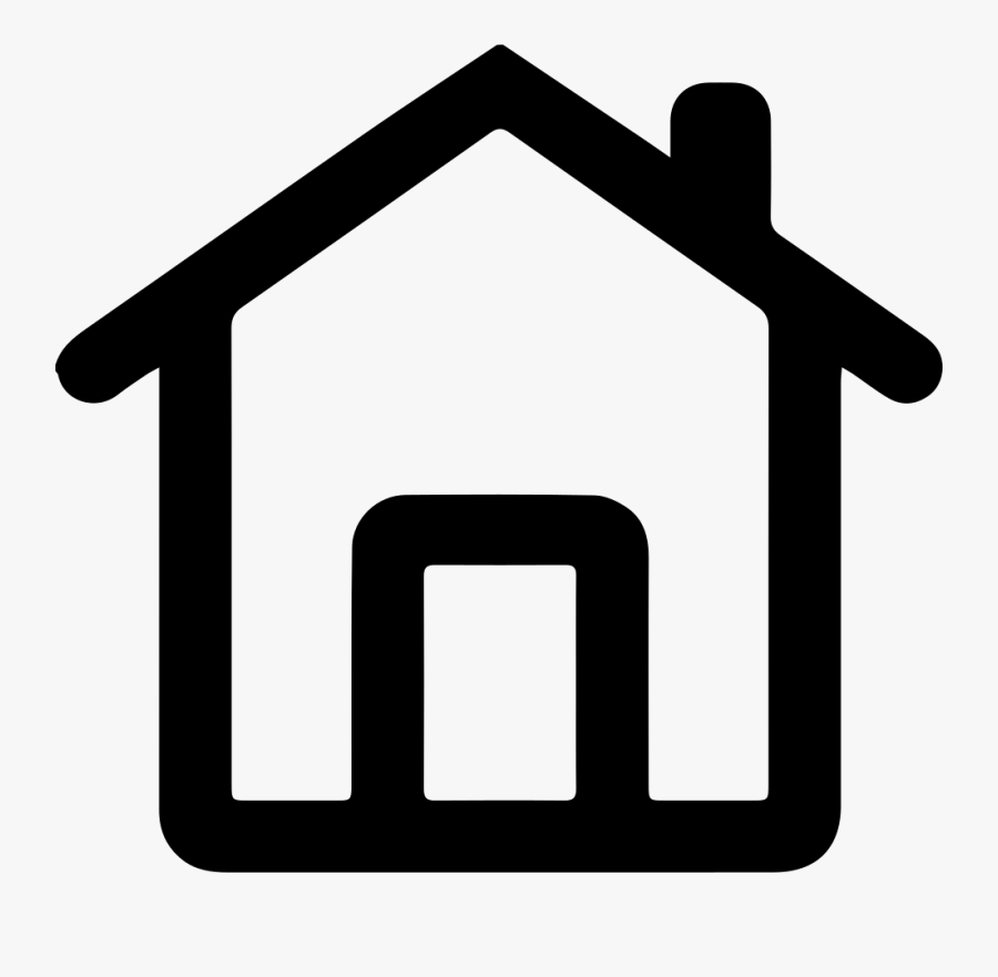 Transparent Mobile Home Clipart - Home Icon Png White, Transparent Clipart