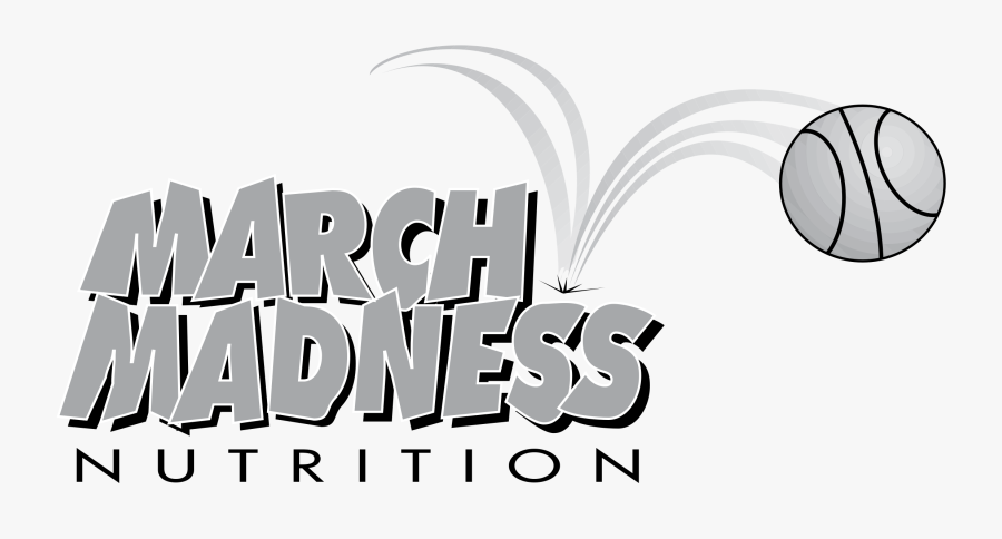 Transparent March Png - March Madness Clipart Black And White, Transparent Clipart