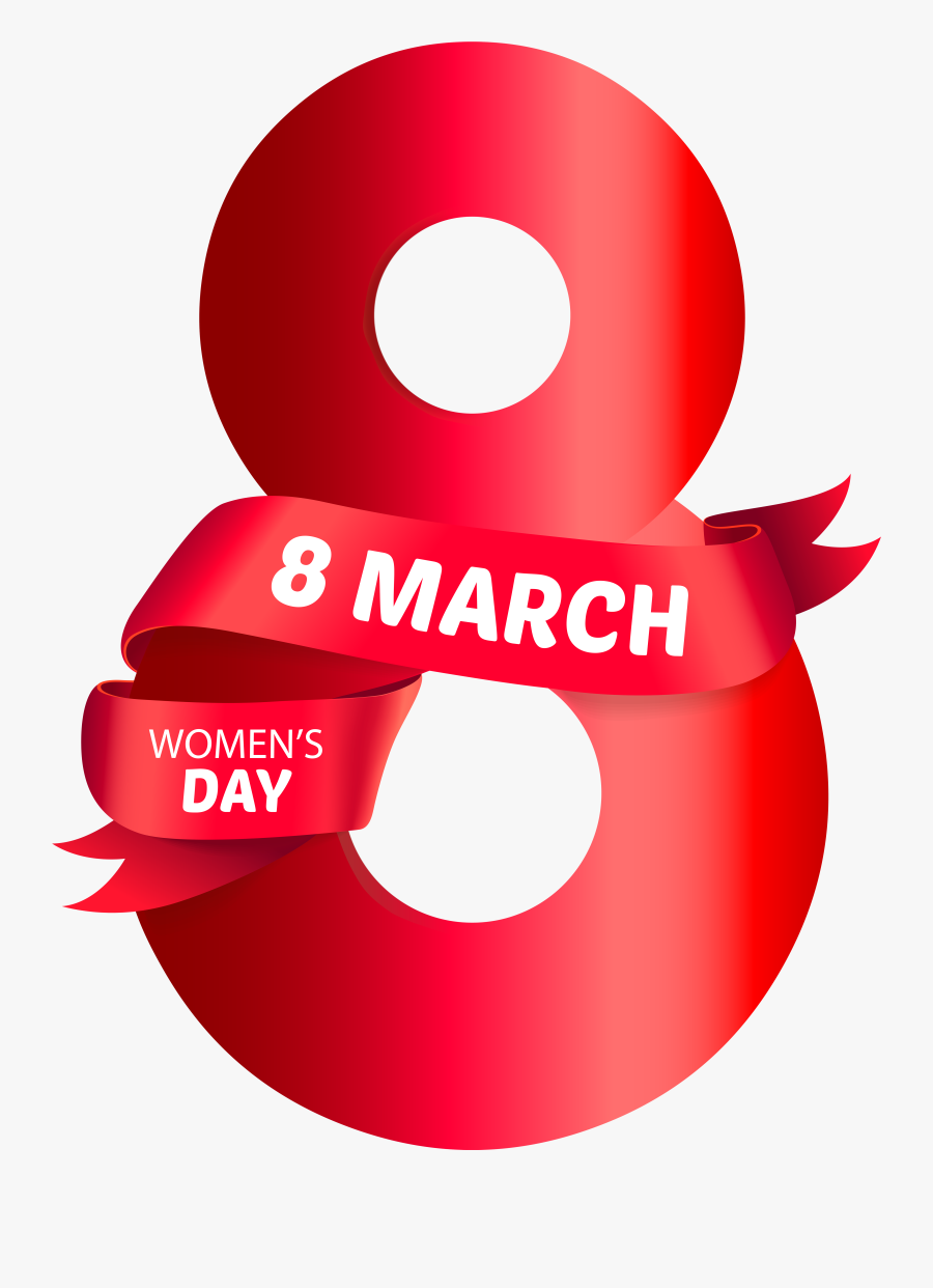 Transparent March Clip Art - 8th March Women's Day Png, Transparent Clipart