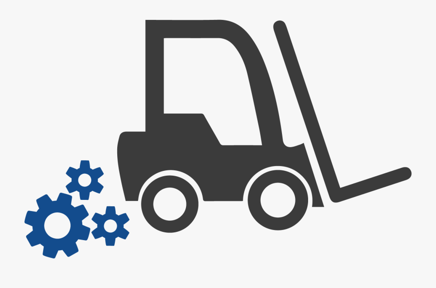 Transparent Background Forklift Icon, Transparent Clipart